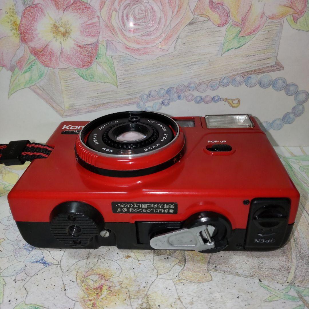 ☆☆極上級美品❕完動品☆☆ Konica C35 EF3 レッド