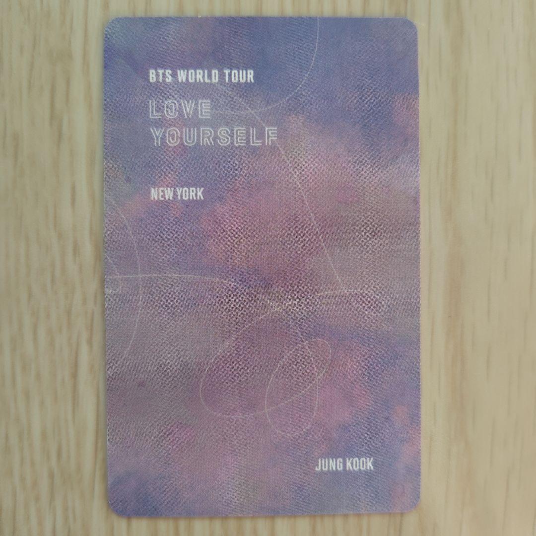 BTS ジョングク LYS LOVE YOURSELF NEW YORKトレカ