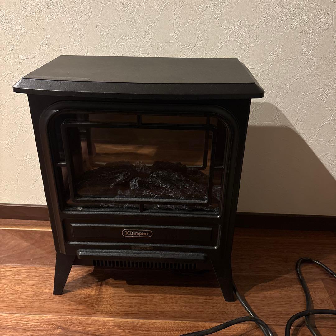 猫宇多 　Dimplex ストーブ型電気ヒーター 黒