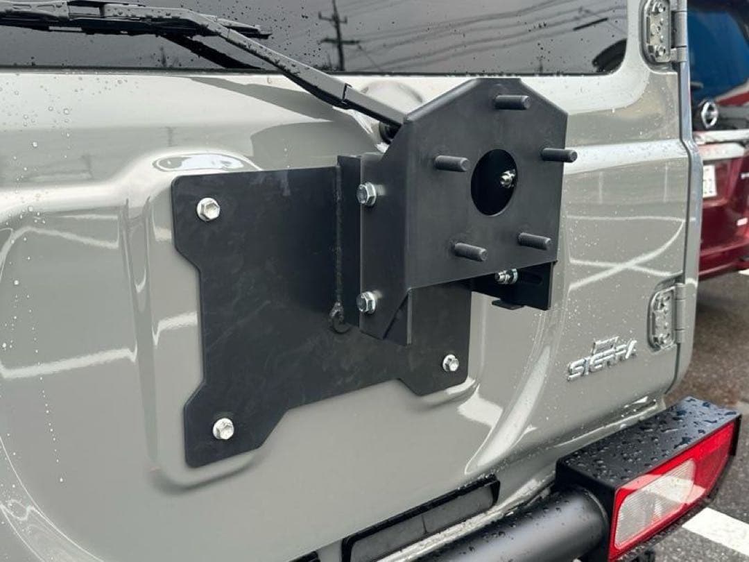 JB64/JB74 スペアタイヤ移動ブラケット 斜め上げ K-PRODUCTS製