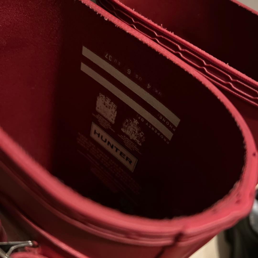 HUNTER ハンターレインブーツ 赤