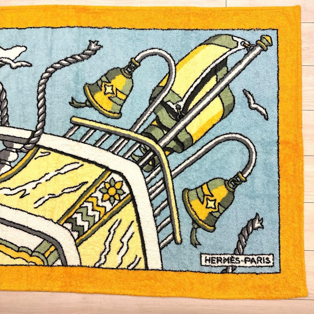 エルメス　HERMES ラグ　ビーチマット　ビーチタオル　タオル