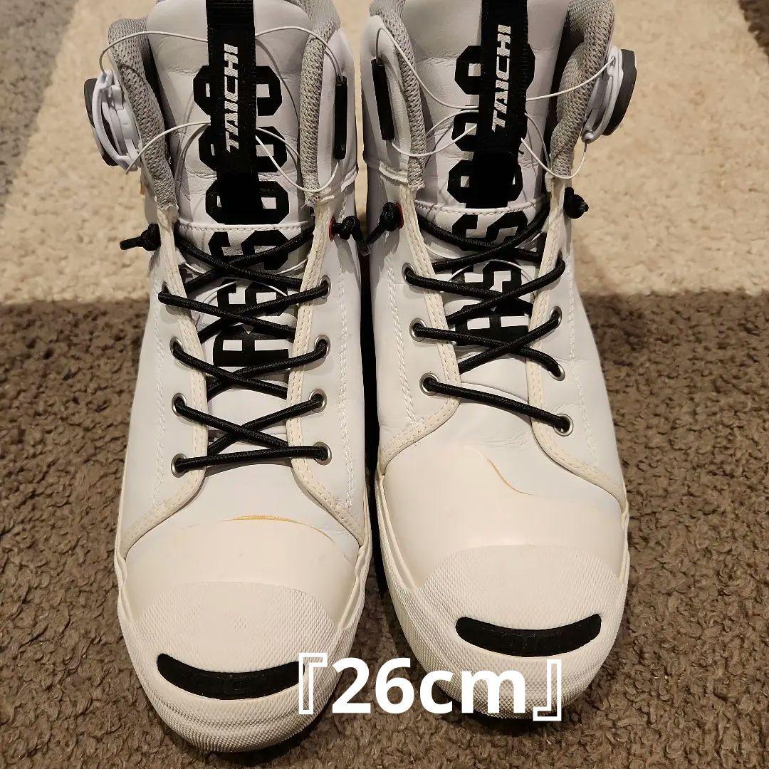 TAICHI　バイクシューズ　INNOVATIVE TECHNOLOGY　白