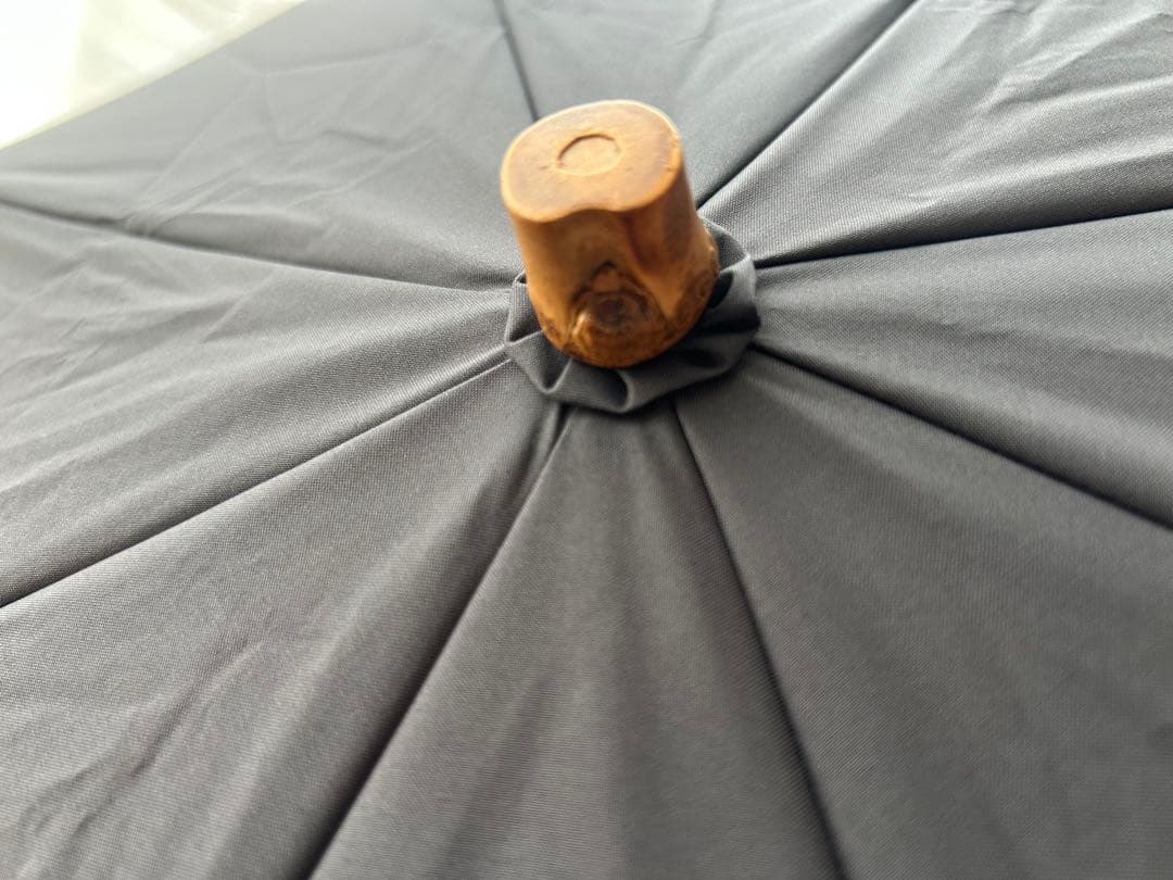 新品　our　グレー　完全遮光100％折りたたみ傘