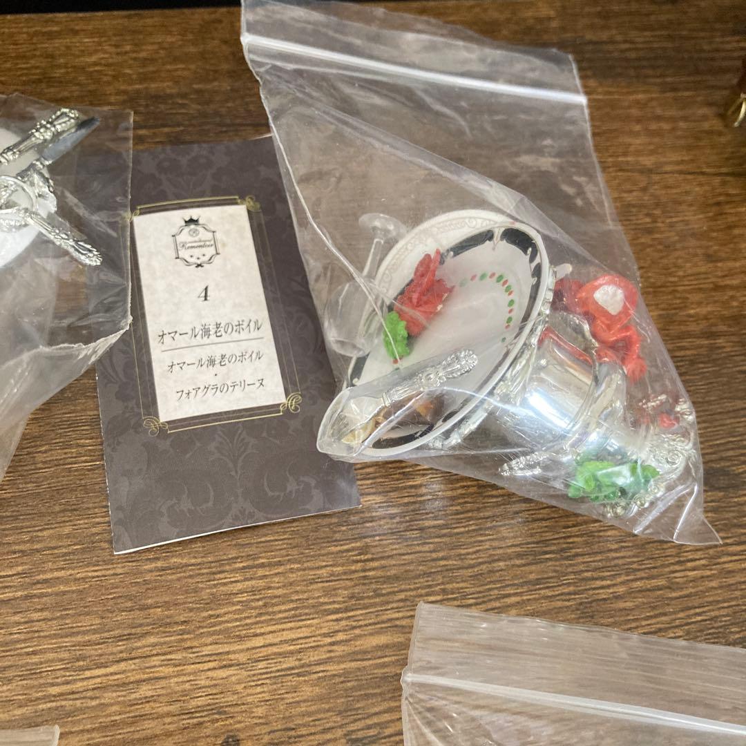 リーメントぷちサンプル三つ星レストランセット1.2.4.5.7.8の6種類