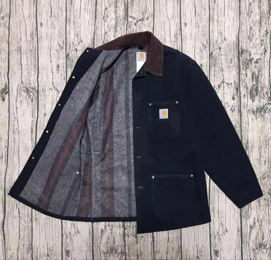 CarharttミシガンチョアコートUSA製ブラック 36 グッドコンディション