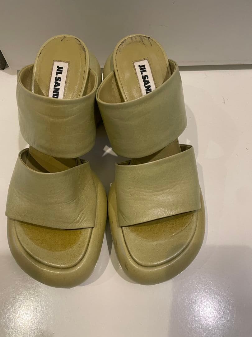 JIL SANDER イエローサンダル