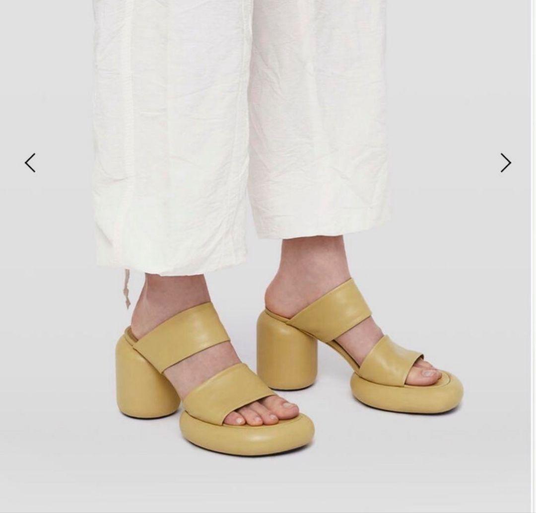 JIL SANDER イエローサンダル