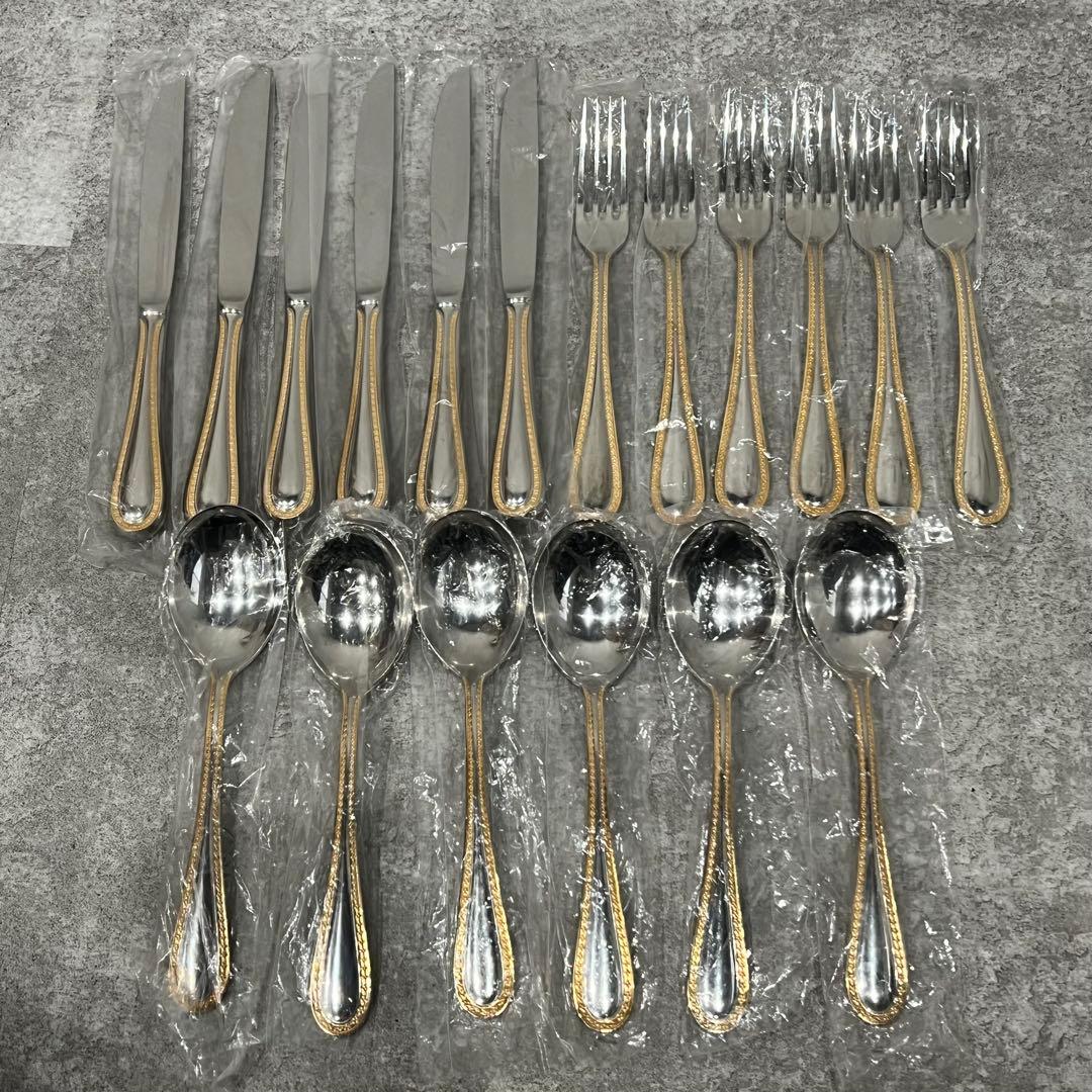 未使用 ノリタケ カトラリーセット ゴールドマーキス ナイフ・フォーク・スプーン
