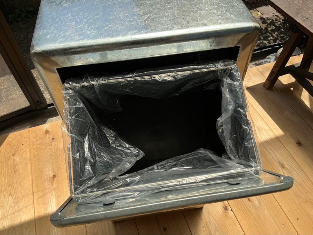 DULTON ダルトン トラッシュカン ダブルデッカー ガルバナイズ