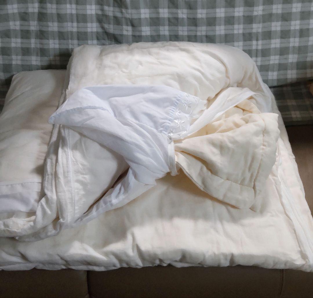 1/3迄　真綿肌掛け布団 0.5kg シングル シルク 絹 日本製