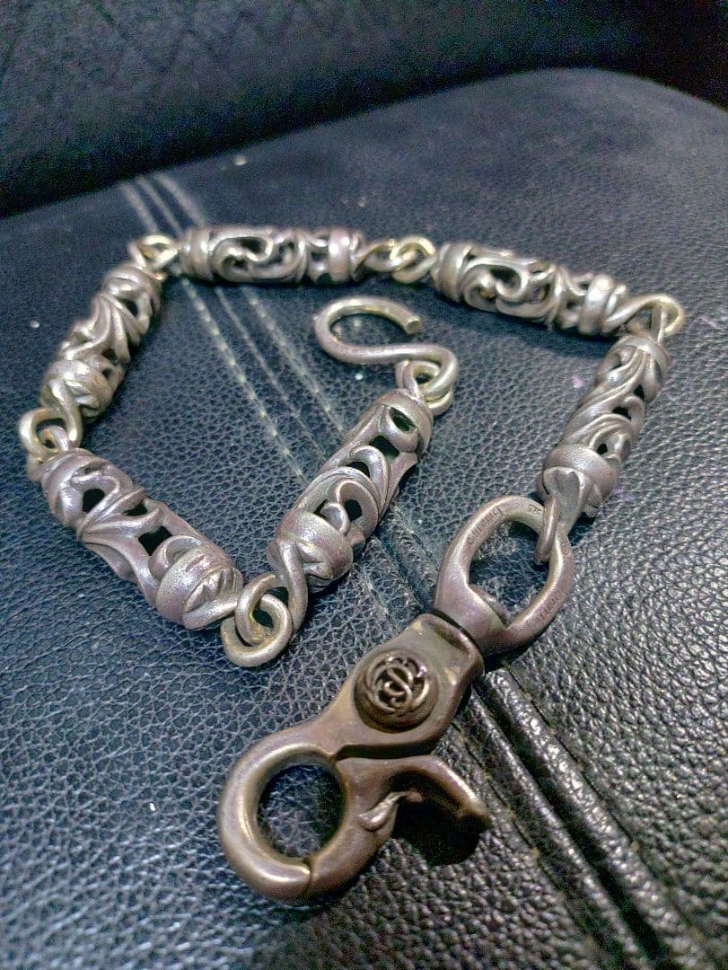 クロムハーツ 6リンクローラー1グリップウォレットチェーン