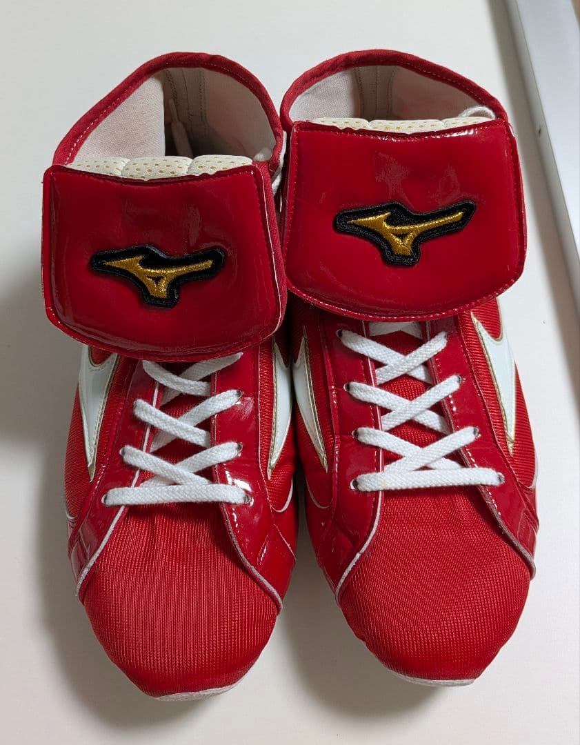 ミズノシューズボクシング　 FINISHER LOW　レッド　25.5cm