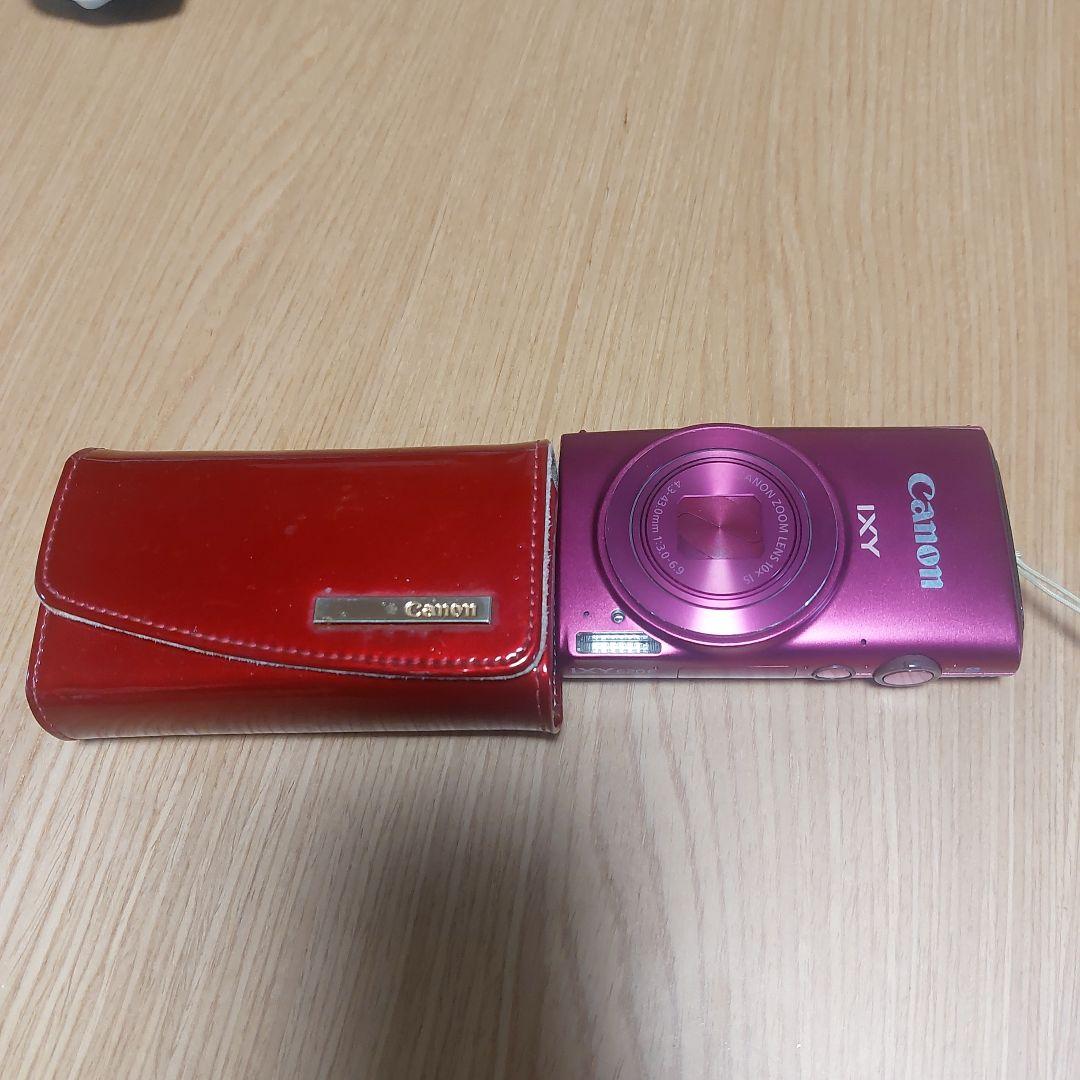 Canon IXY 620Fピンク デジタルカメラ 純正ケース付　使用頻度低