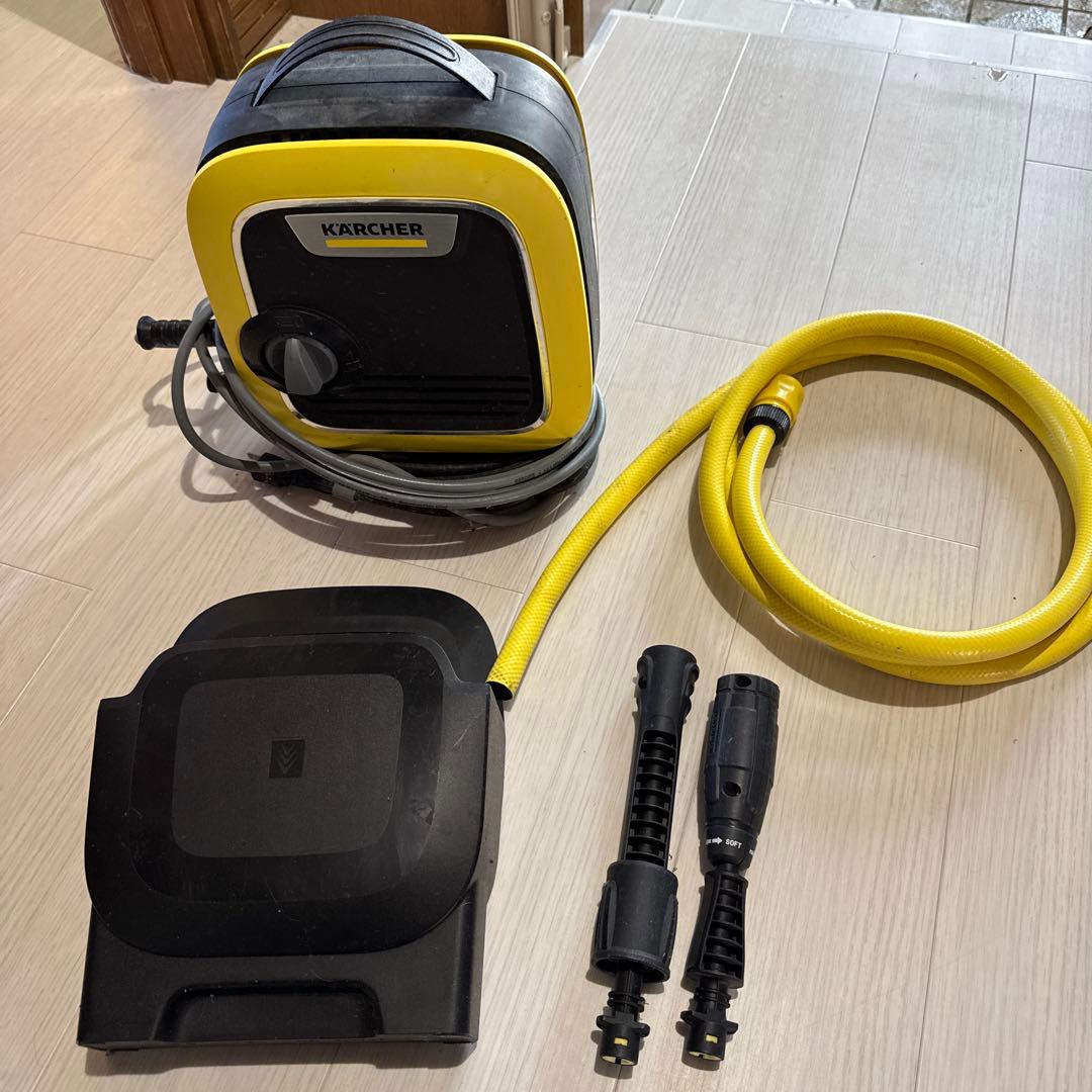 KARCHER 高圧洗浄機本体 ホース・ノズル付き