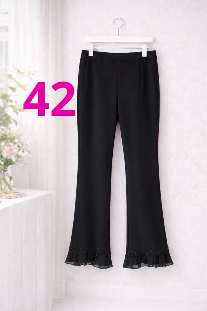 スーパービューティー　後シフォンレースハイテンションパンツ　42