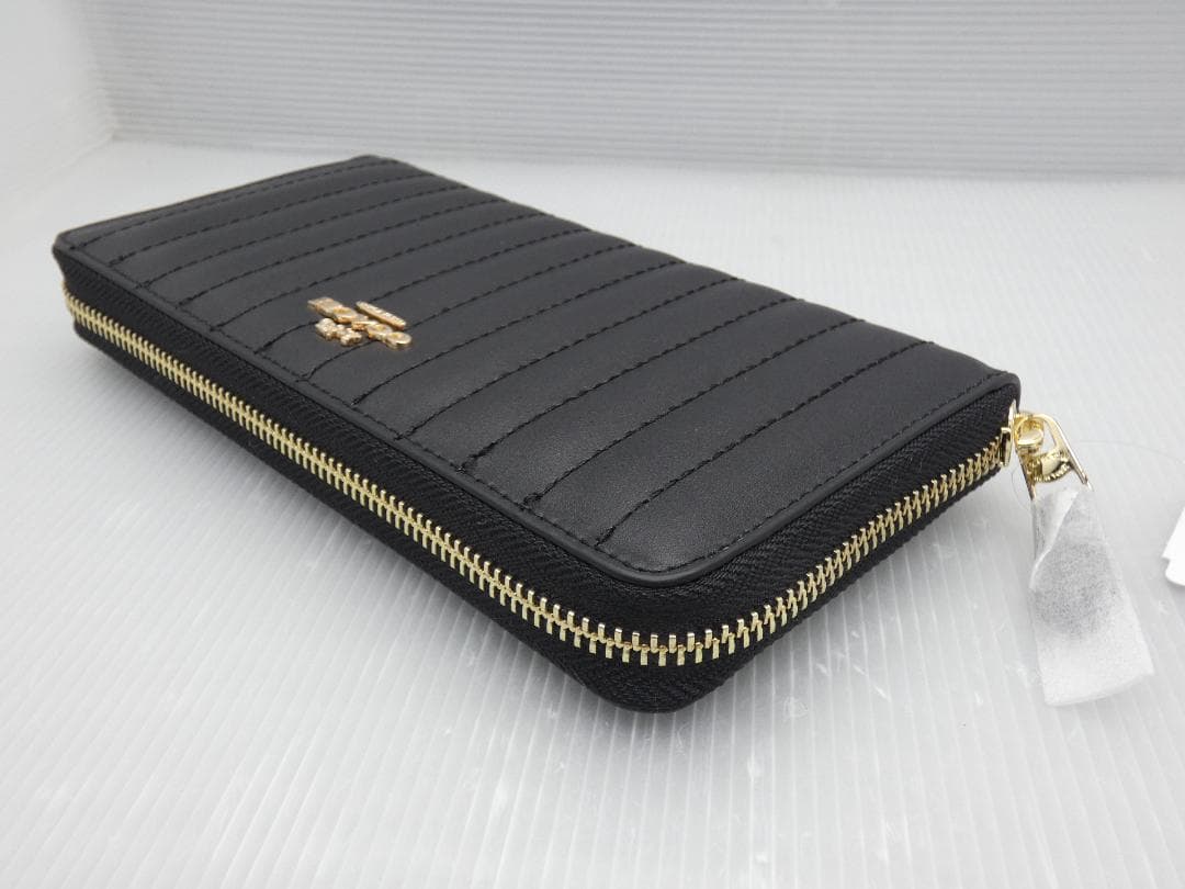 【新品】COACH コーチ ラウンド 長財布 2855 キルティング ウォレット