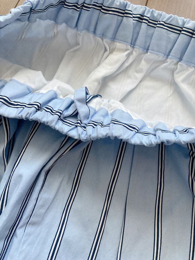 サテンストライプクルーイパンツ journal standard luxe