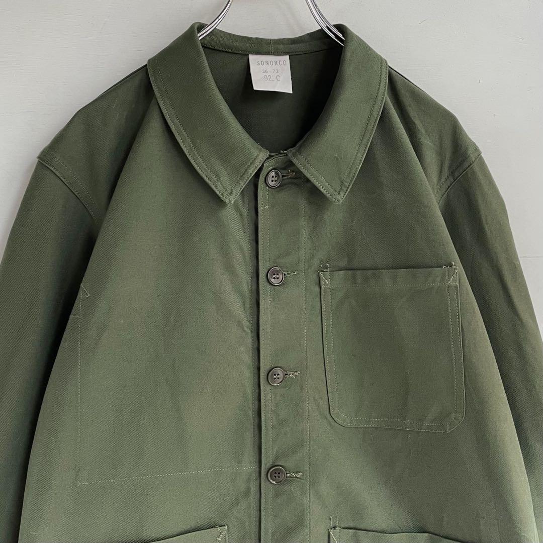 60s 70s フランス軍 空軍 カバーオール ワークジャケット ヴィンテージ