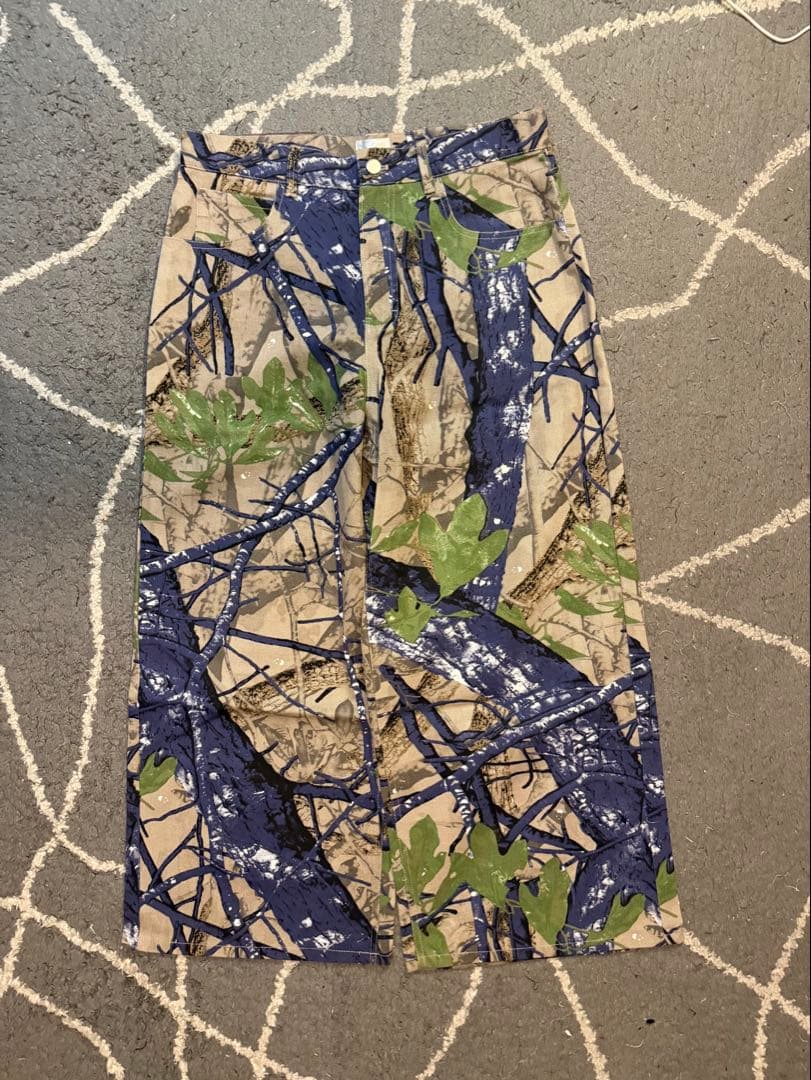 Deaile 迷彩柄 ワークパンツ