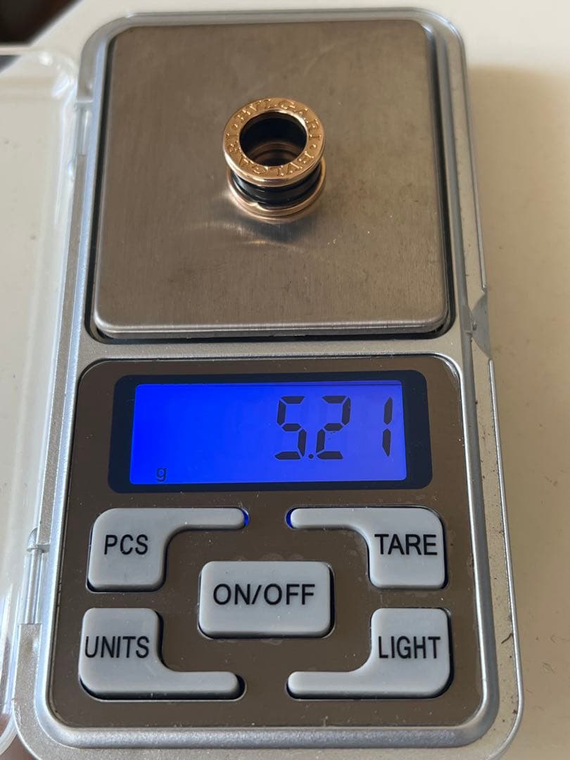 カ*ラ様 ブルガリ B.ZERO1ネックレストップK18ピンクゴールド/ブラック