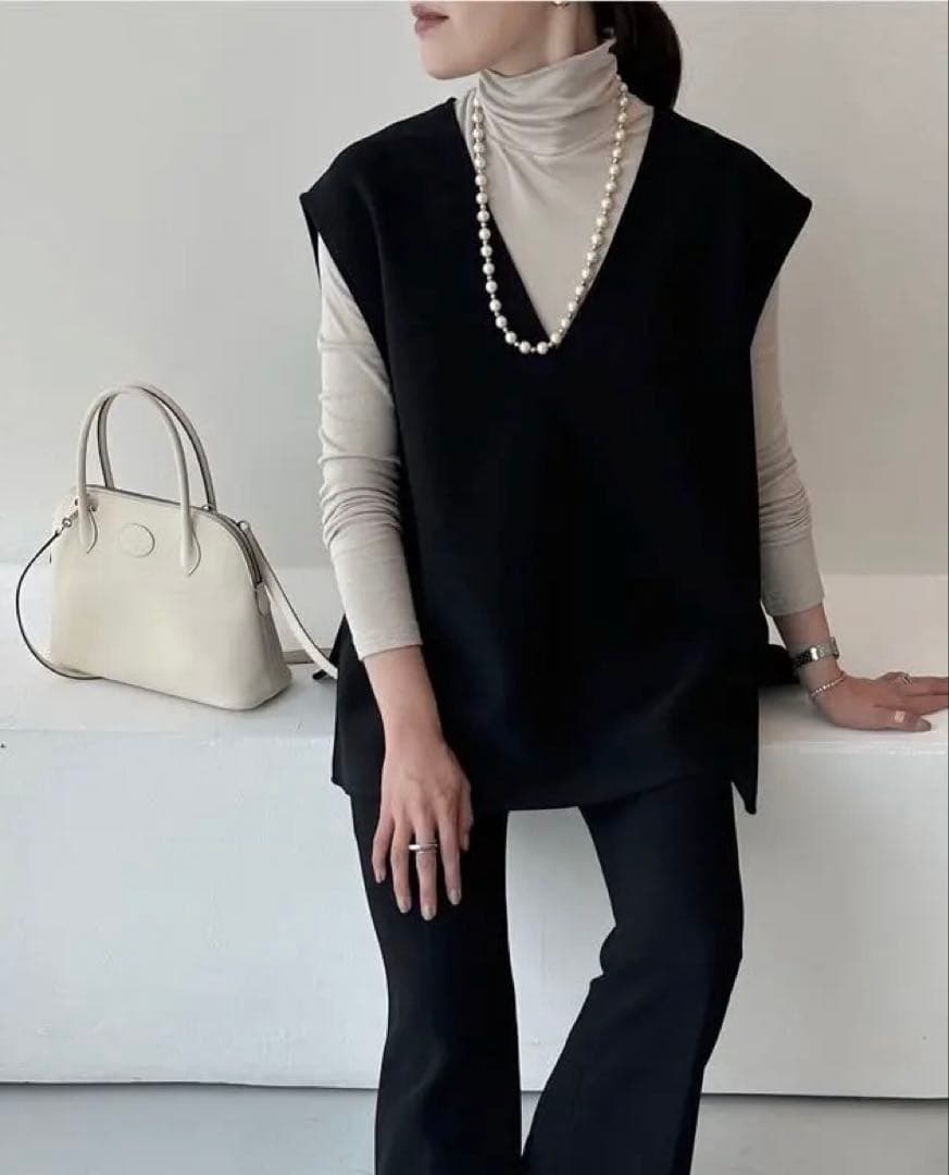 YONFA ヨンファ クーコーベスト ブラック フリーサイズ