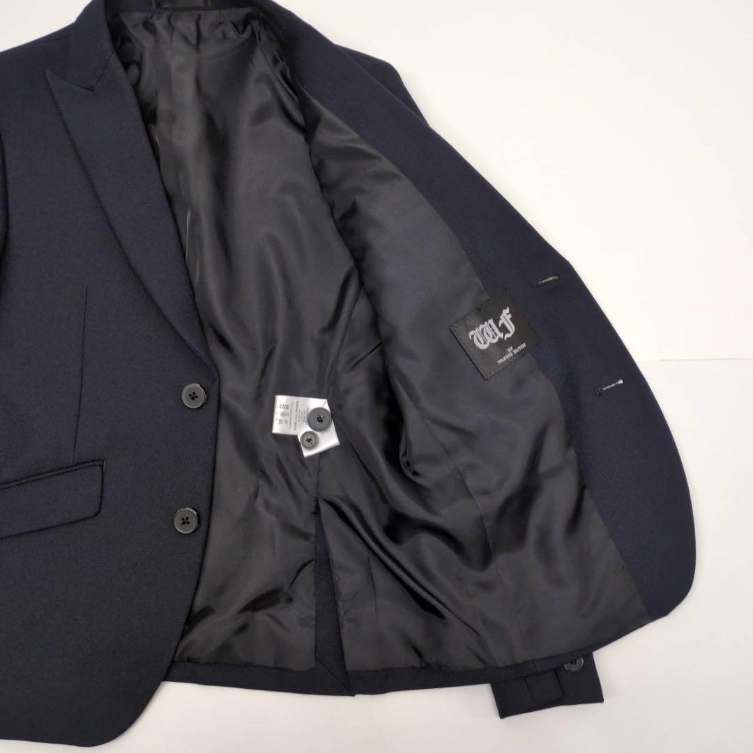極美品　男子スーツ　卒業式　紺ネイビー　6点セット　WANDER FACTORY