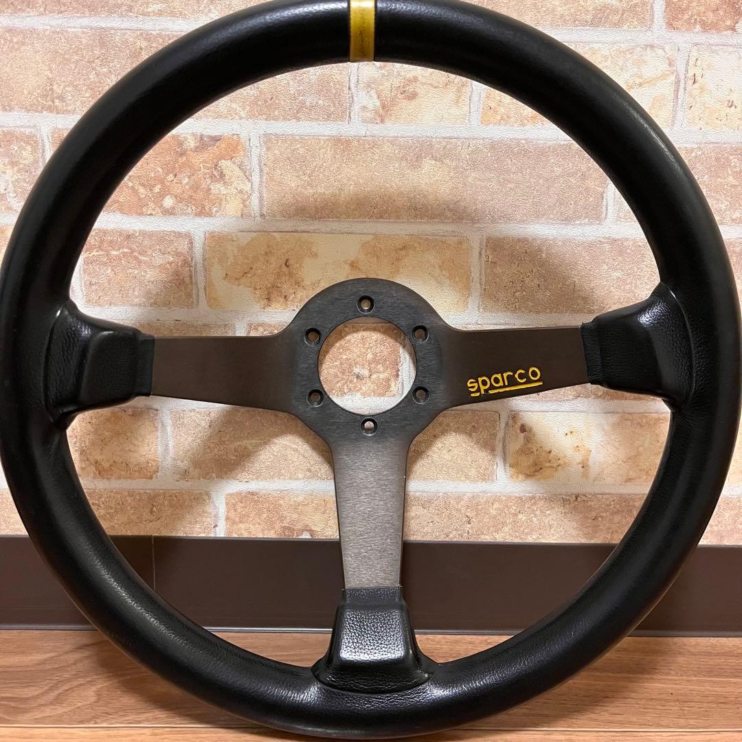 スパルコ　ディープコーン　ステアリング　35パイ