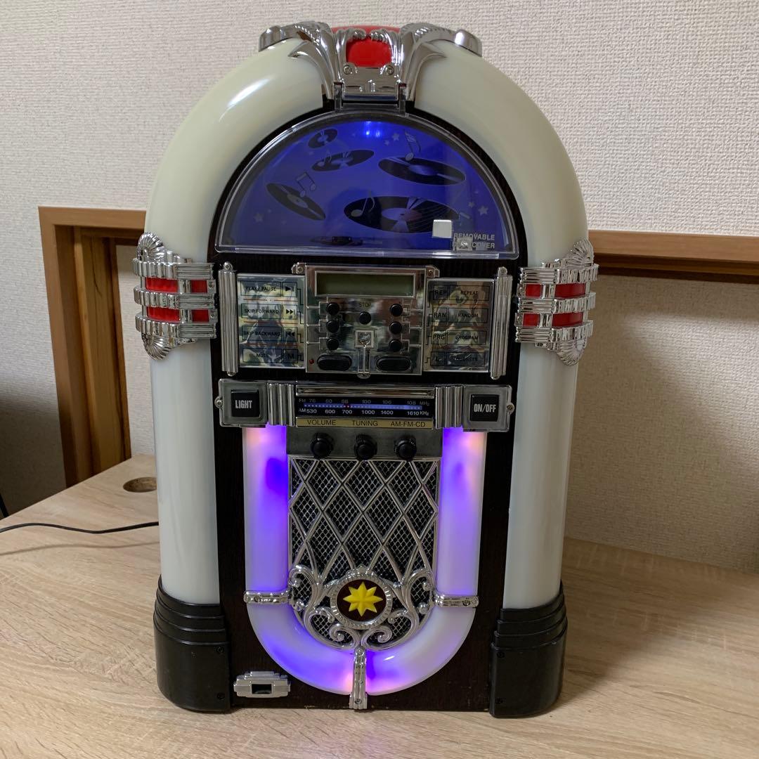 希少 おすすめ ジュークボックス(CD.ラジオ不可)ライトのみ可能インテリアに、