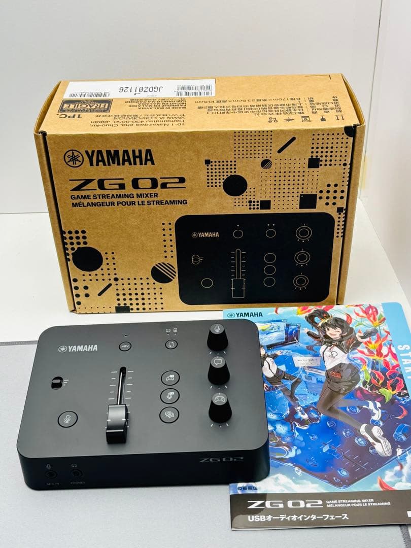ヤマハ　ゲーム実況用オーディオインターフェース　ZG02