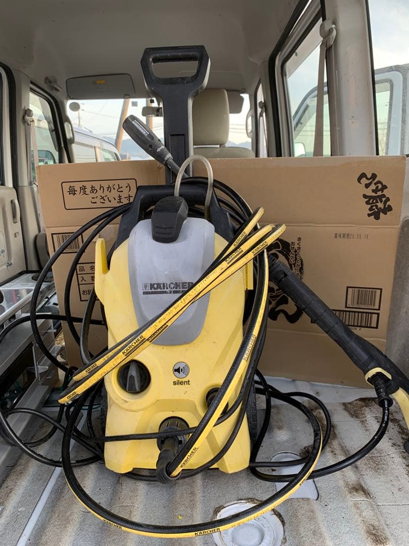ジャンク品現状　ケルヒャー 高圧洗浄機 K3 サイレント　60HZ 動作品