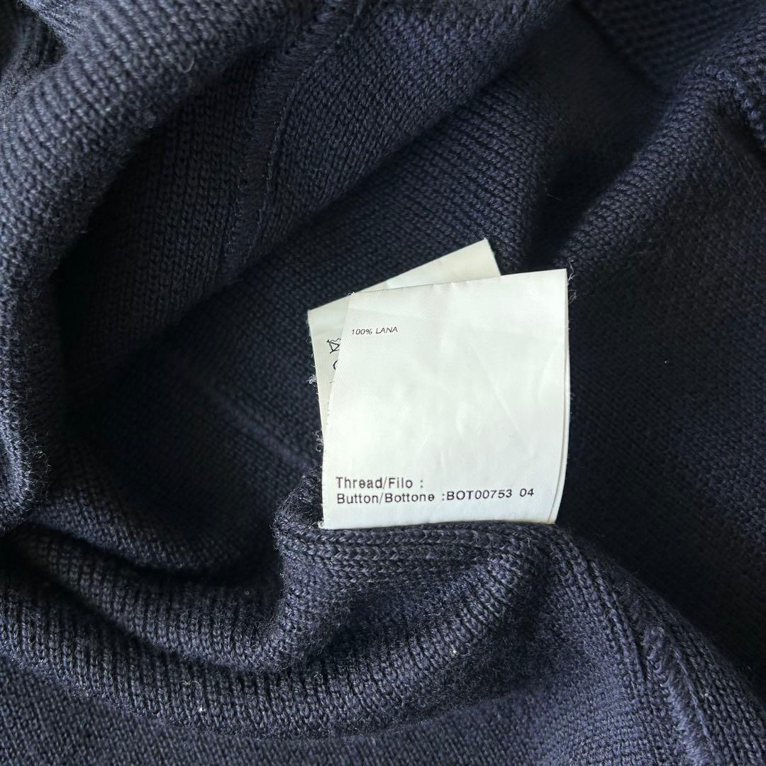 LARDINI ラルディーニ ニット テーラードジャケット 40紺ブートニエール