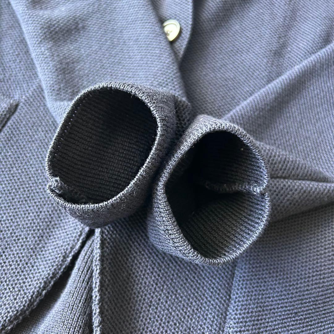 LARDINI ラルディーニ ニット テーラードジャケット 40紺ブートニエール