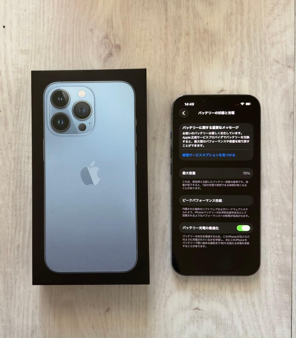 iPhone13pro 256GB シエラブルー SIMフリー