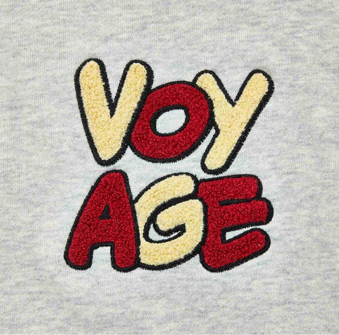 なにわ男子 VOYAGE 刺繍フード付きパーカー グレー