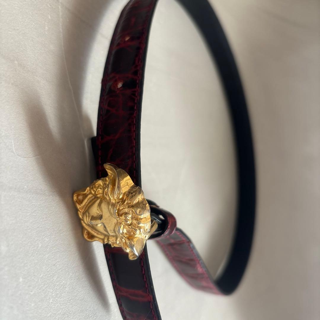 ヴィンテージ　versaceベルト 即日発送可