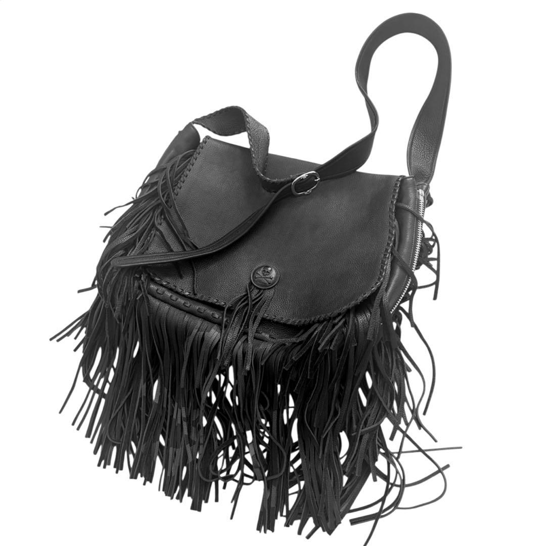 roen フリンジ レザー ショルダー バッグ archive v系 お兄系