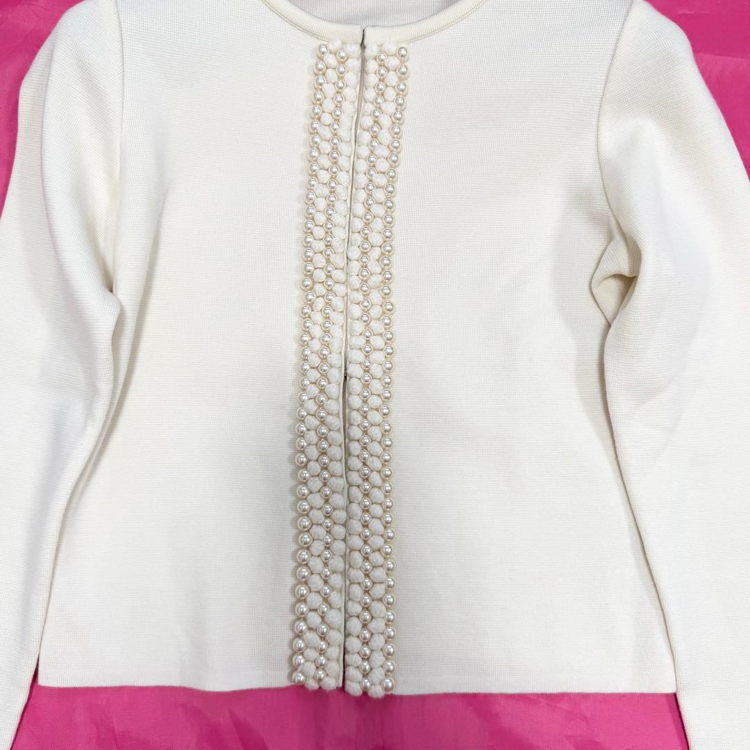 【極美品✨】マッキントッシュロンドン　パール装飾カーディガン　サイズ40