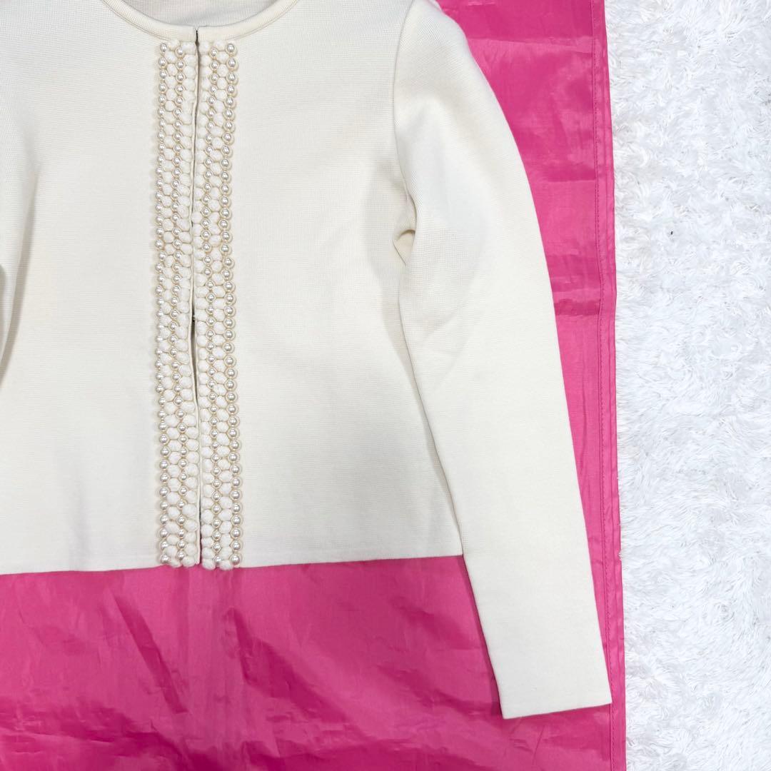 【極美品✨】マッキントッシュロンドン　パール装飾カーディガン　サイズ40