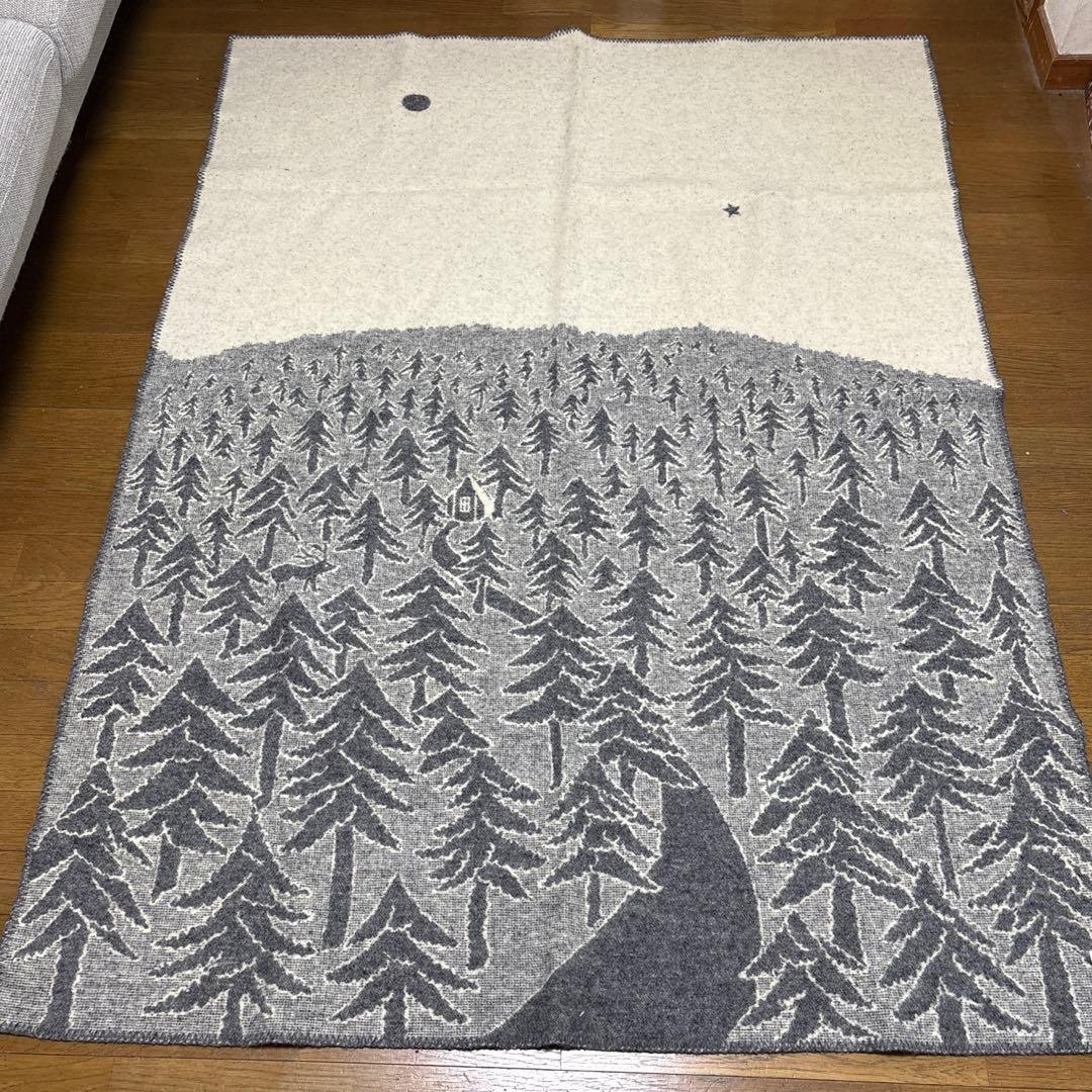 クリッパン　ハウスインザフォレスト　ミナペルホネン　ブランケット　グレー