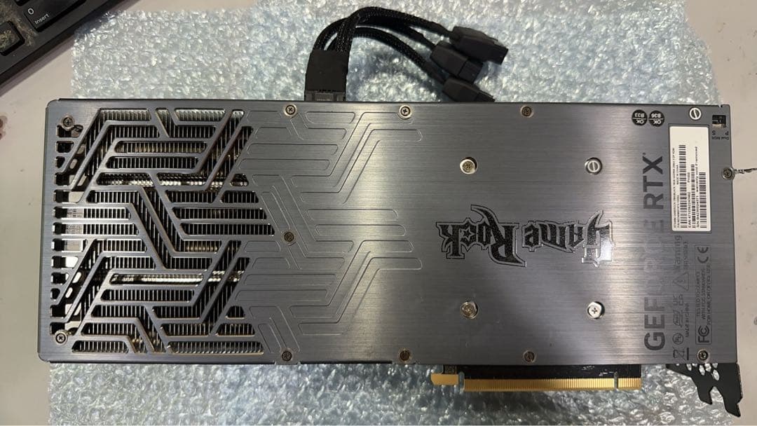 グラフィックボード・グラボ・ビデオカード PALIT RTX4080 Gamerock OMHIBLACK 16GB