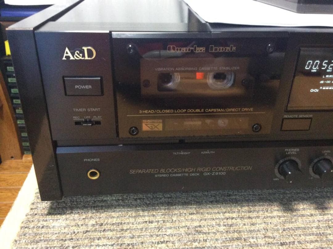 （メンテナンス済み品）　A&D GX-Z9100 取扱説明書・リモコン付属