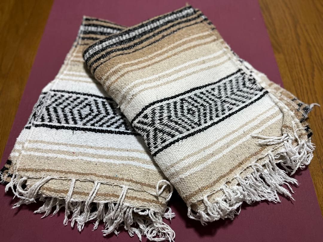 限定値下●メキシカン　ブランケット　ヨガ　大判 　2枚　リラクゼーション