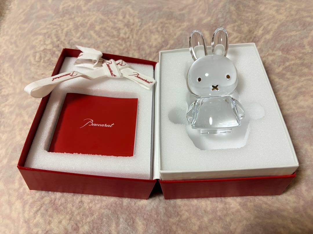 Baccarat × miffy クリスタルウサギ