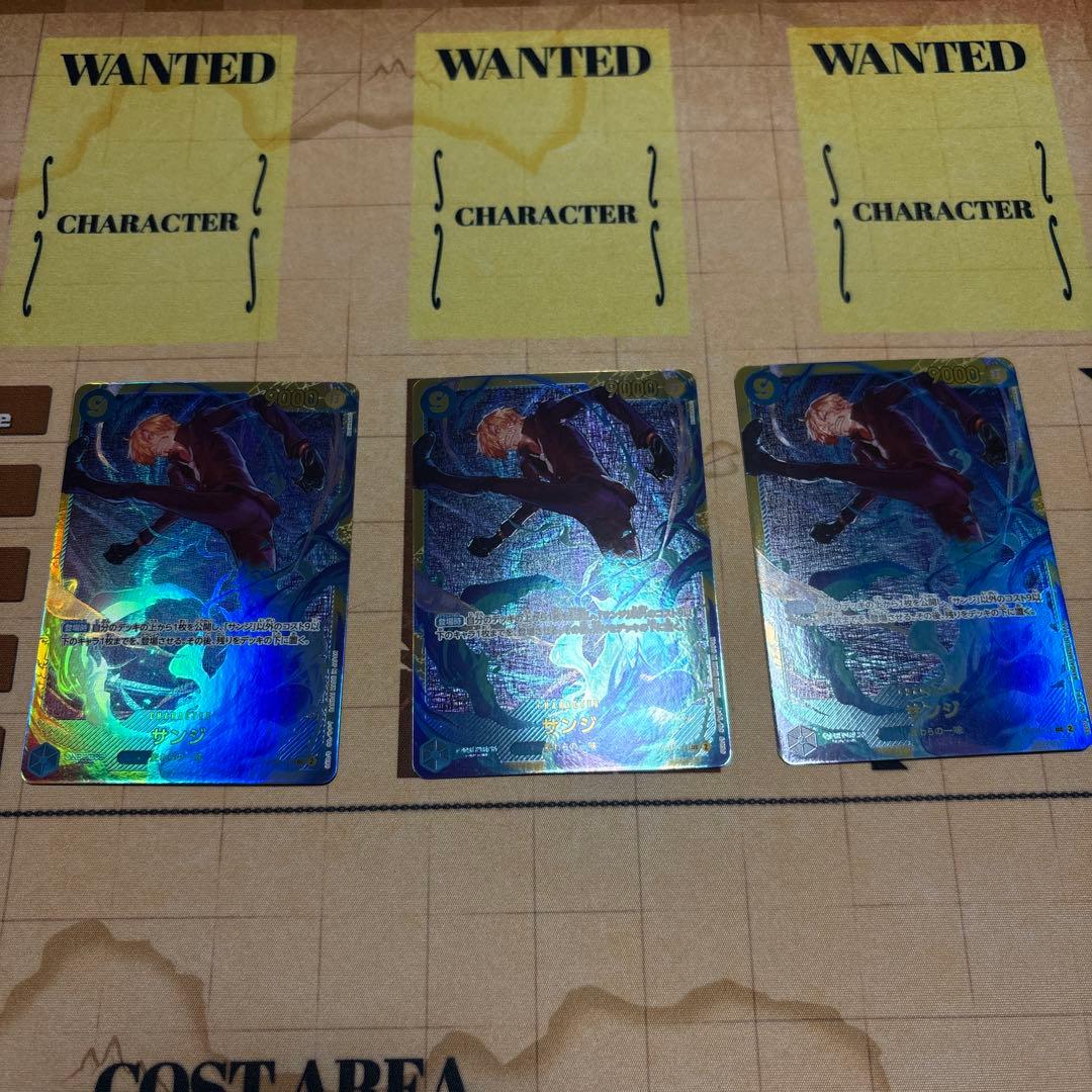 ワンピース サンジ ホロカード コスト9