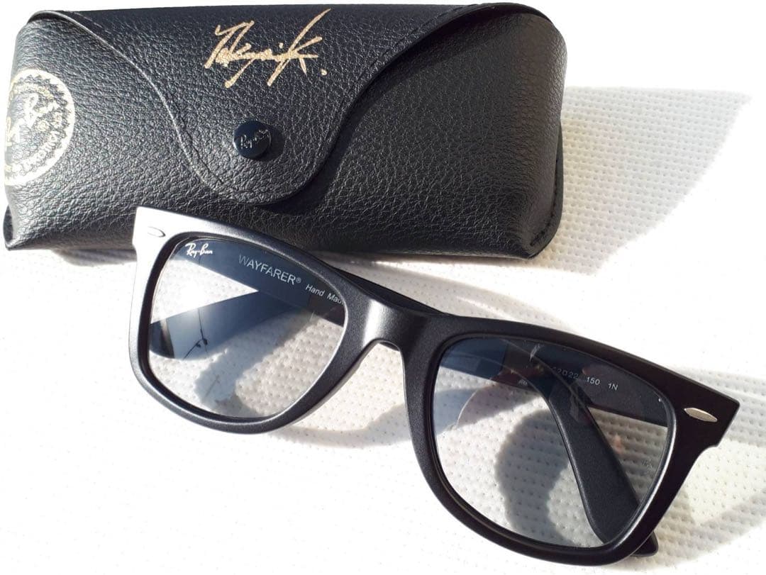 試着のみ Ray-Ban ✕ 木村拓哉ウェイファーラー RB2140Fサイン入り