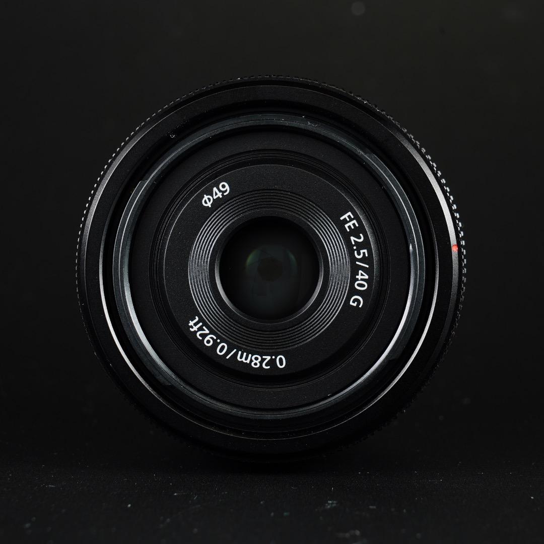 【極美品】SONY SEL40F25G 40mm F2.5G 保護フィルター