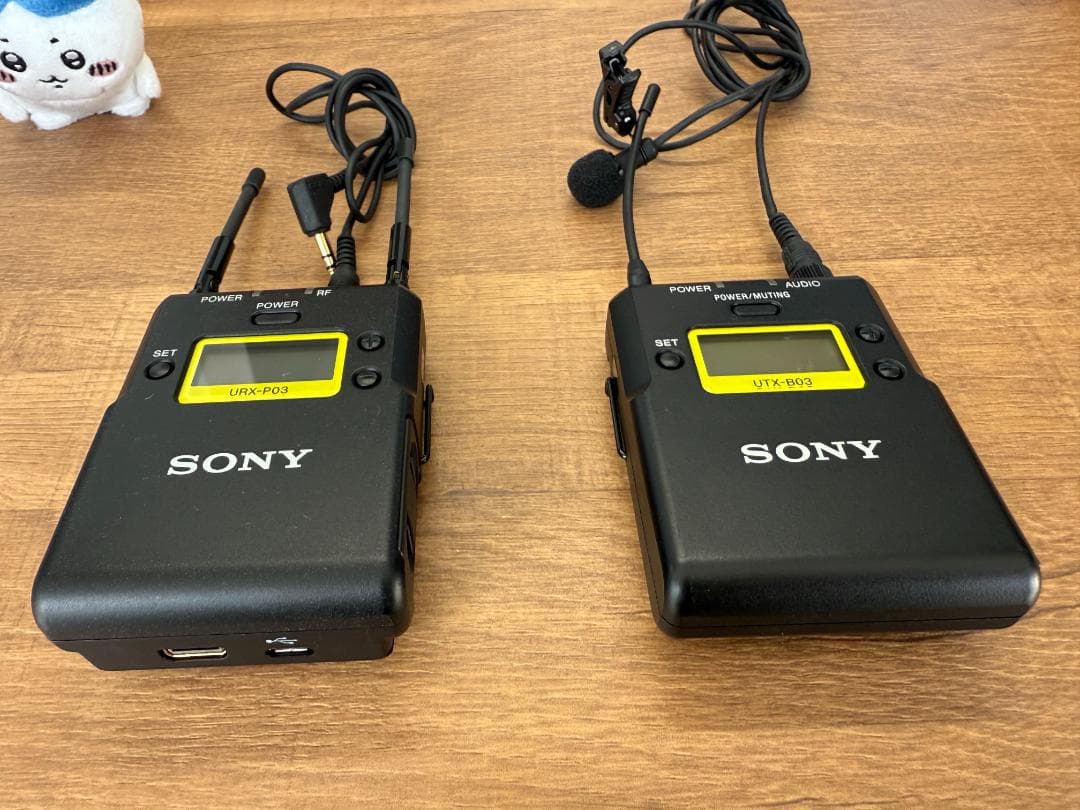 【みんとん】SONY ソニー　ワイヤレスピンマイク