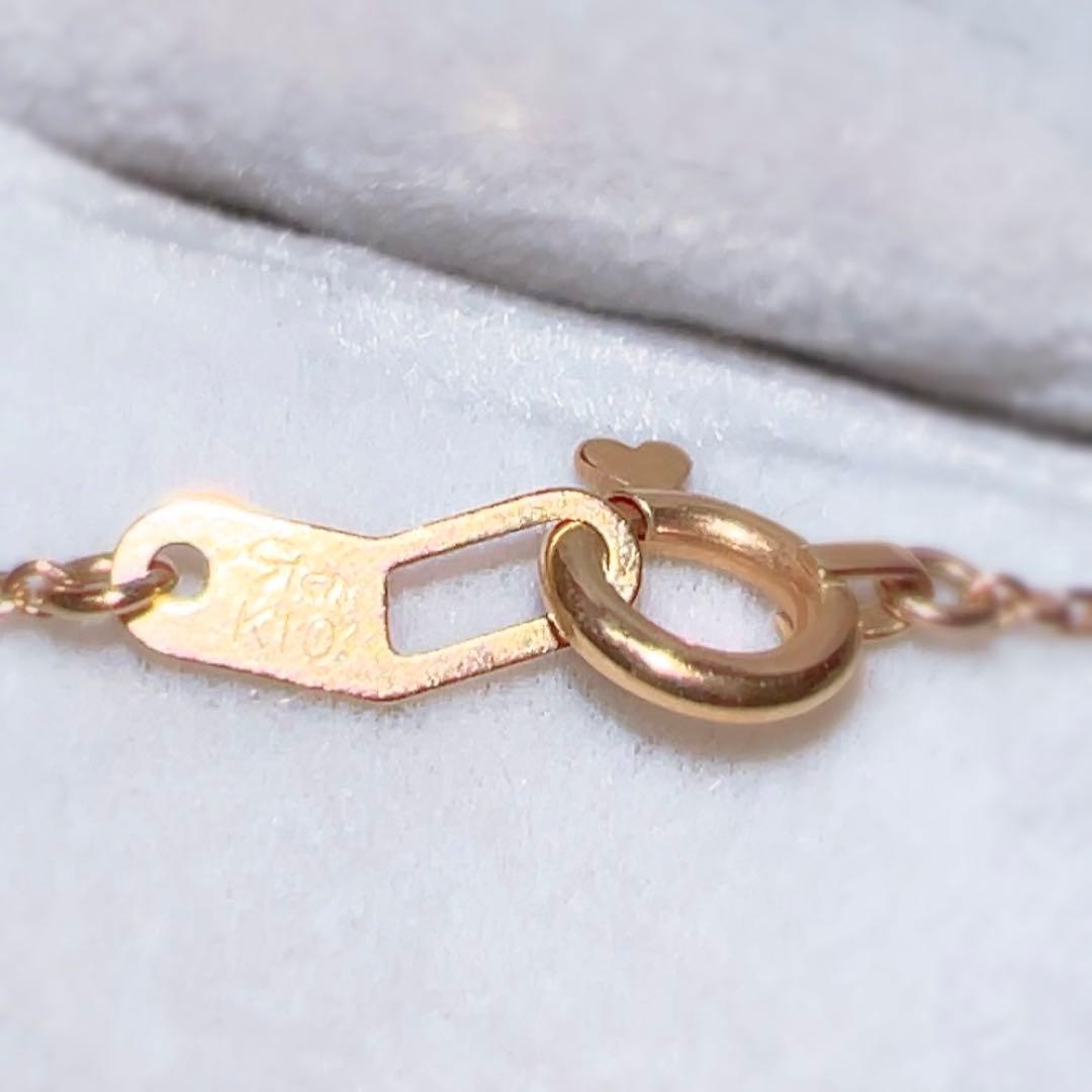 【star jewelry】K10 スタージュエリー ハート型 ネックレス