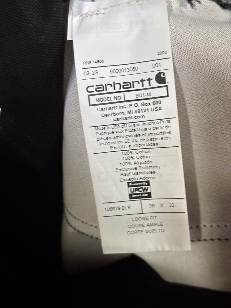 Carharttダブルニーペインター パンツMADE IN USA36×32